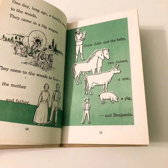 Vtg 1962 Benjamin In The Woods  by Eleanor Clymer Easy Reader HC - Picture 10 of 15